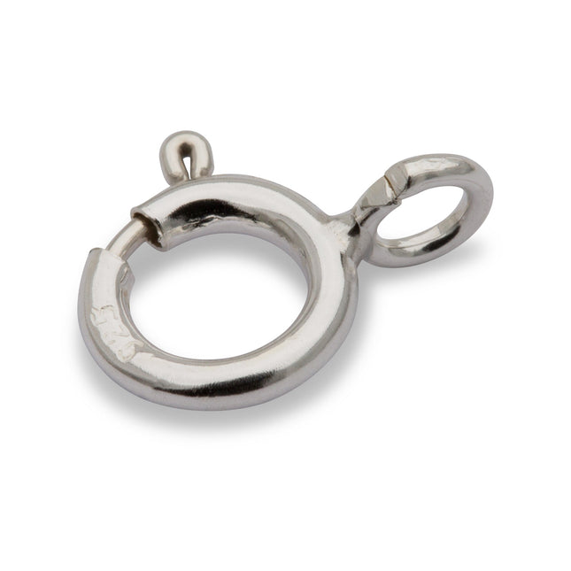 5mm offene Federringe light 925 Silber - albrechtgold