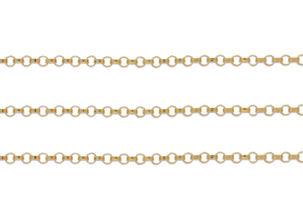 Rolo Kette 1,1 mm - 14K Gold Filled - albrechtgold