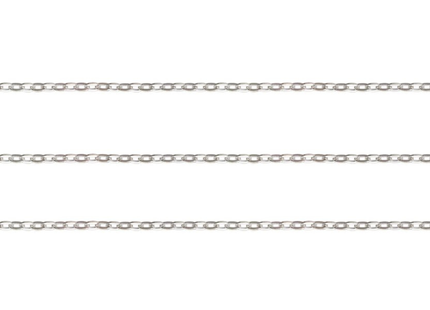 925 Silber Ankerkette 1,9 mm mit flachen Kettengliedern