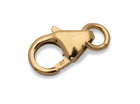 10,0 mm Karabinerverschluss mit Biegering 14K Gold Filled - albrechtgold
