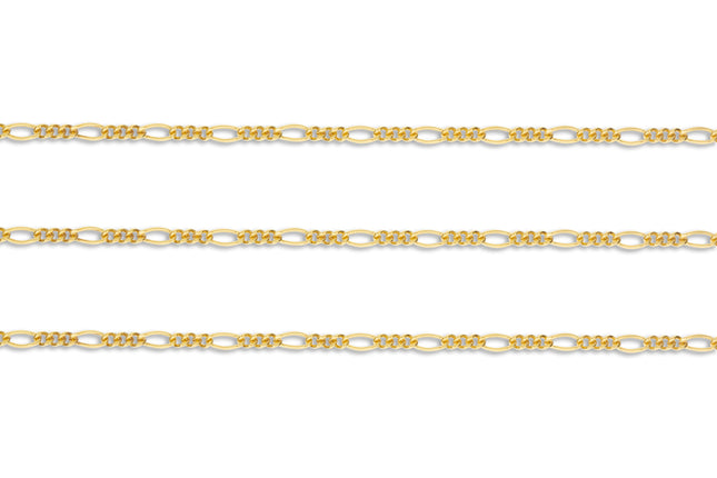 1,3 mm Figarokette - albrechtgold