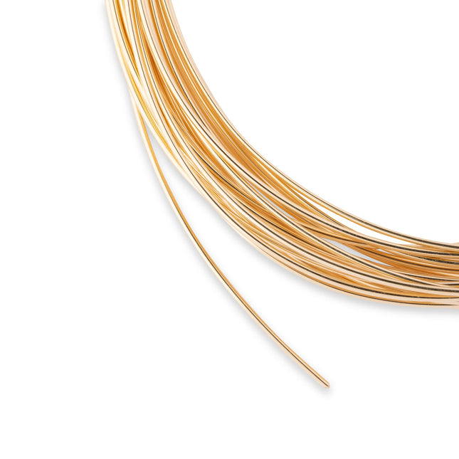 1,3 mm halbharter 14K Gold Filled Draht - albrechtgold