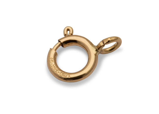 5 mm offene Federringe light 14K Gold Filled (10er-Pack) - albrechtgold