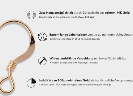 Fischerhaken mit Spirale 14K Gold Filled (2er-Pack) - albrechtgold