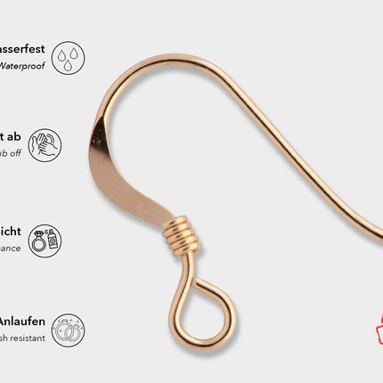 Fischerhaken mit Spirale 14K Gold Filled (2er-Pack) - albrechtgold