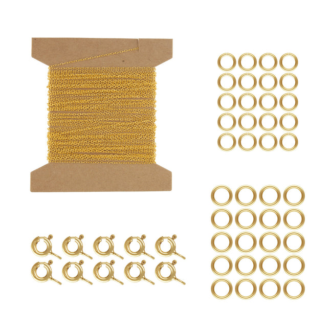 Gold Filled Halsketten Starter Set