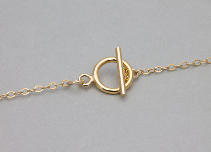 Knebelverschluss-Set 9 mm - 14K Gold Filled - albrechtgold