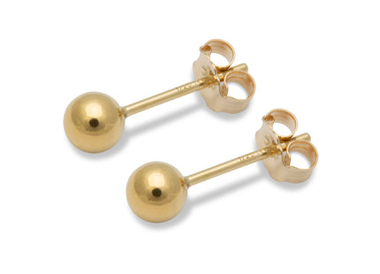 4 mm Kugelohrstecker - 14K Gold Filled - albrechtgold