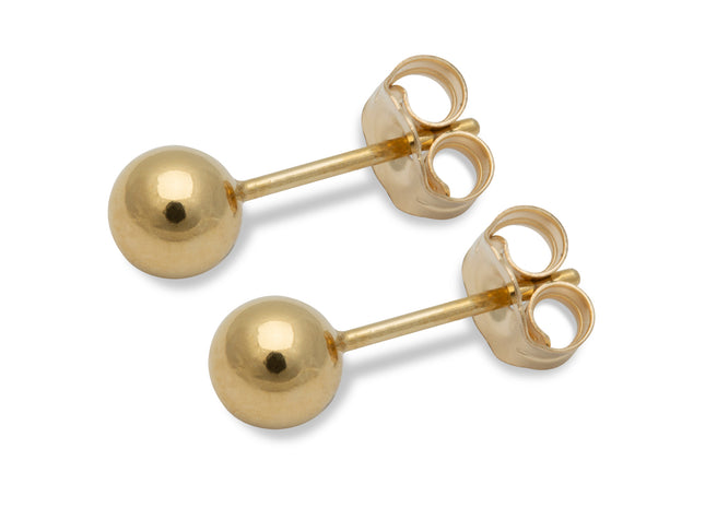 5 mm Kugelohrstecker - 14K Gold Filled - albrechtgold