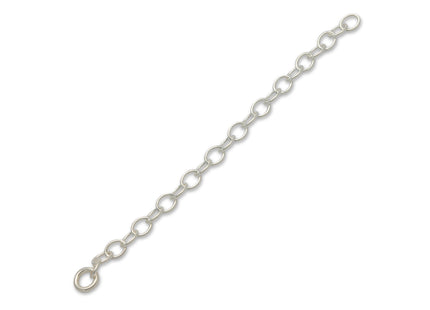 5 cm Kettenverlängerung mit Ring - 925 Silber - albrechtgold