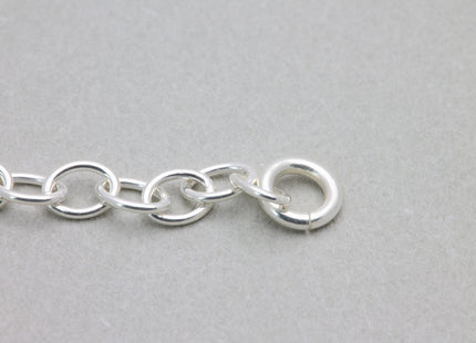 5 cm Kettenverlängerung mit Ring - 925 Silber - albrechtgold