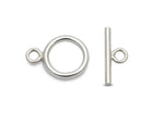 Knebelverschluss-Set 9 mm - 925 Silber - albrechtgold