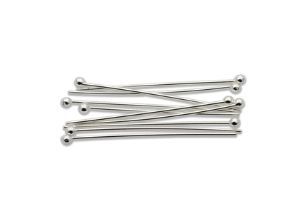 Kugelstift 25 mm x 0,5 mm 925 Silber - albrechtgold