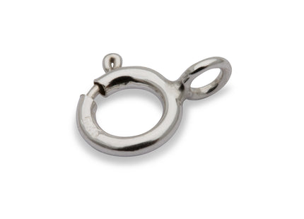 5mm geschlossene Federringe light 925 Silber - albrechtgold