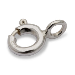 5mm geschlossene Federringe standard 925 Silber - albrechtgold