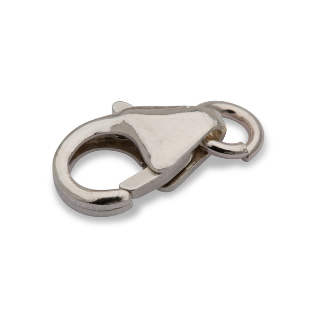 8,2mm Karabinerverschluss mit Biegering 925 Silber - albrechtgold
