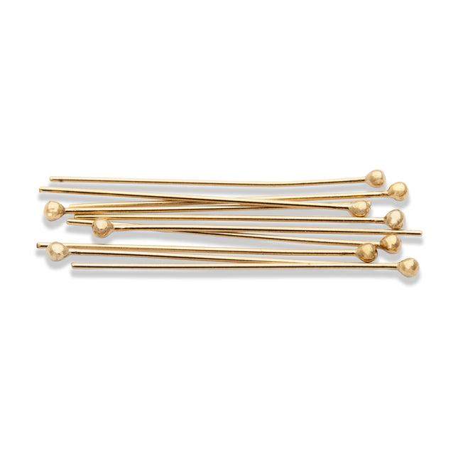 Kugelstift 25 mm x 0,5 mm 14K Gold Filled - albrechtgold