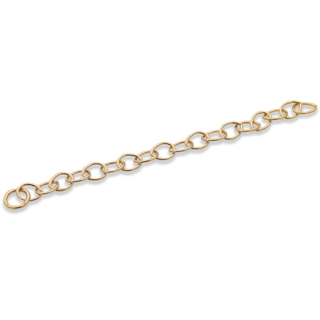 50 mm Verlängerungsketten mit Biegering 14K Gold Filled - albrechtgold
