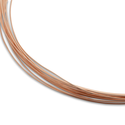 0,5 mm halbharter 14K Rosé Gold Filled Draht - albrechtgold