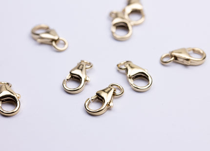 8,2mm Karabinerverschluss mit Biegering 14K Gold Filled - albrechtgold