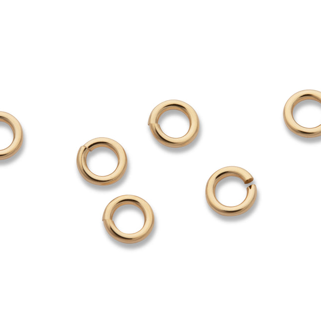 3 mm offene Biegeringe (3,0 x 0,64 mm) 14K Gold Filled - albrechtgold