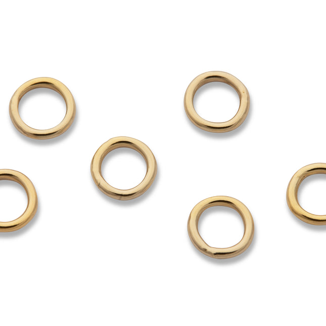4 mm geschlossene Biegeringe (4,0 x 0,64 mm) 14K Gold Filled - albrechtgold