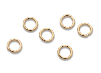 4 mm offene Biegeringe (4,0 x 0,64 mm) 14K Gold Filled - albrechtgold