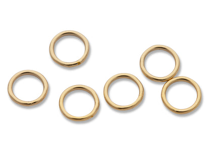 5 mm geschlossene Biegeringe (5,0 x 0,64 mm) 14K Gold Filled - albrechtgold