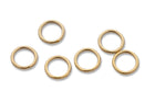 5 mm geschlossene Biegeringe (5,0 x 0,64 mm) 14K Gold Filled - albrechtgold