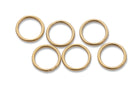 6 mm geschlossene Biegeringe (6,0 x 0,64 mm) 14K Gold Filled - albrechtgold