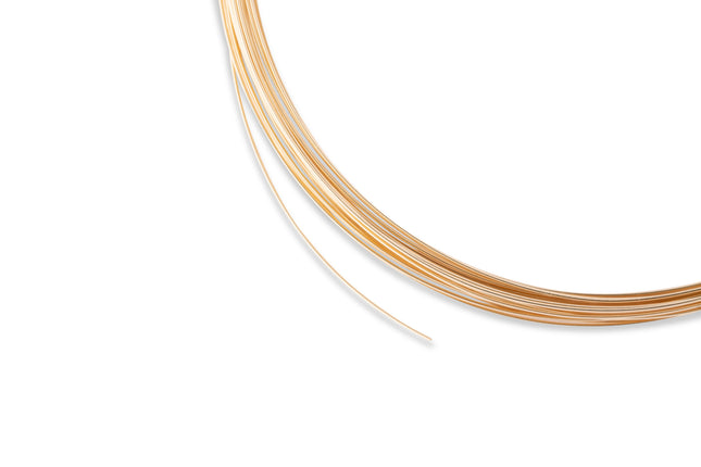 Halbharter 0,3 mm Draht aus 14K Gold Filled - albrechtgold