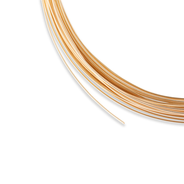 0,5 mm halbharter 14K Gold Filled Draht - albrechtgold