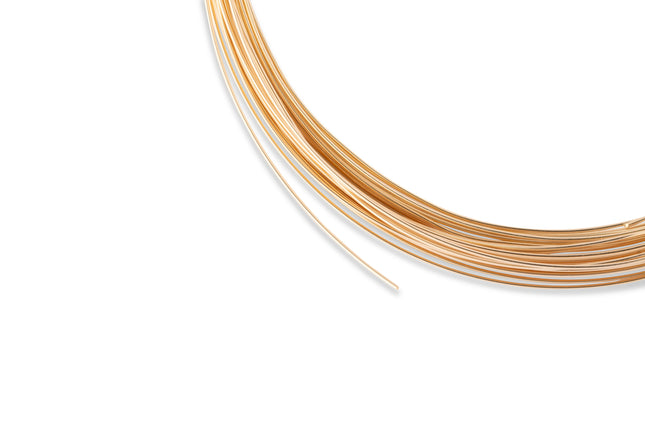 0,5 mm halbharter 14K Gold Filled Draht - albrechtgold