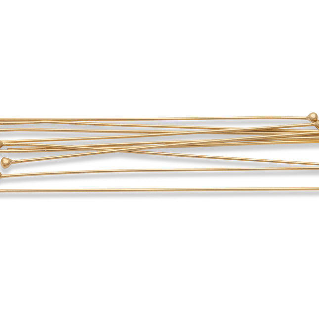 Kugelstift 50 mm x 0,5 mm 14K Gold Filled - albrechtgold