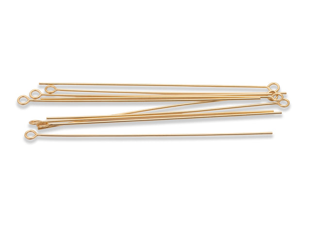 Ösenstift 50 mm x 0,5 mm 14K Gold Filled - albrechtgold