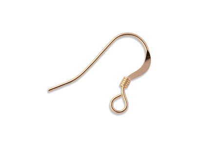 Fischerhaken mit Spirale 14K Gold Filled - albrechtgold
