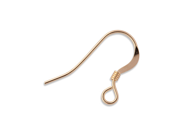 Fischerhaken mit Spirale 14K Gold Filled - albrechtgold