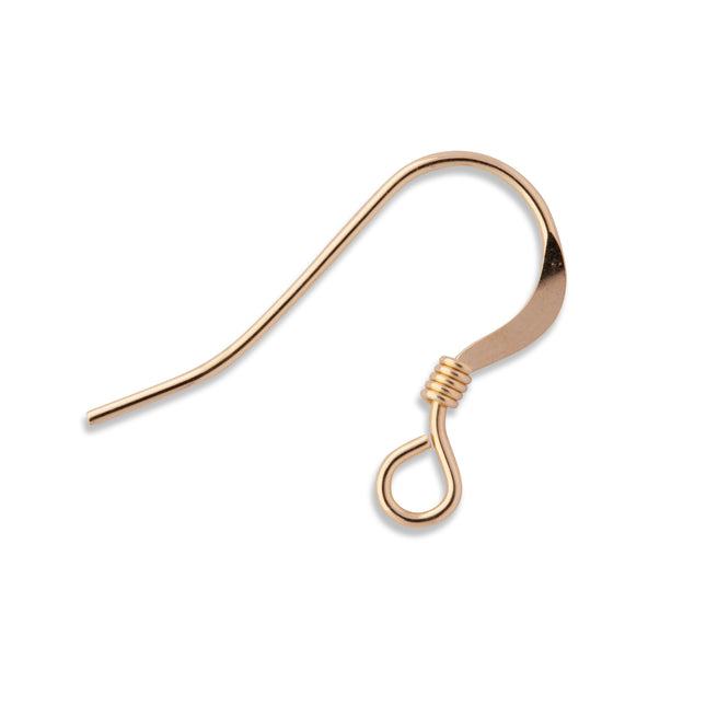 Fischerhaken mit Spirale 14K Gold Filled - albrechtgold