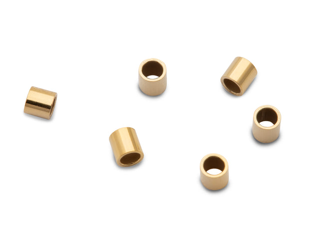 2 x 2 mm Quetschröhrchen aus 14K Gold Filled