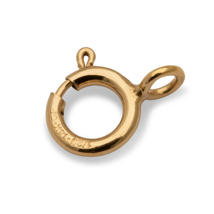 5mm geschlossene Federringe light 14K Gold Filled - albrechtgold
