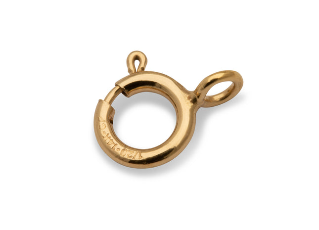 5mm geschlossene Federringe light 14K Gold Filled - albrechtgold