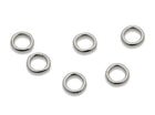 4 mm geschlossene Biegeringe (4,0 x 0,64 mm) 925 Silber - albrechtgold