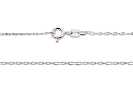Verdrehte Ankerkette 1,3 mm 925 Silber - albrechtgold