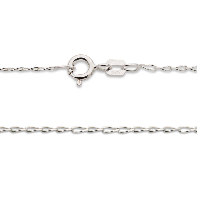 Verdrehte Ankerkette 1,3 mm 925 Silber - albrechtgold