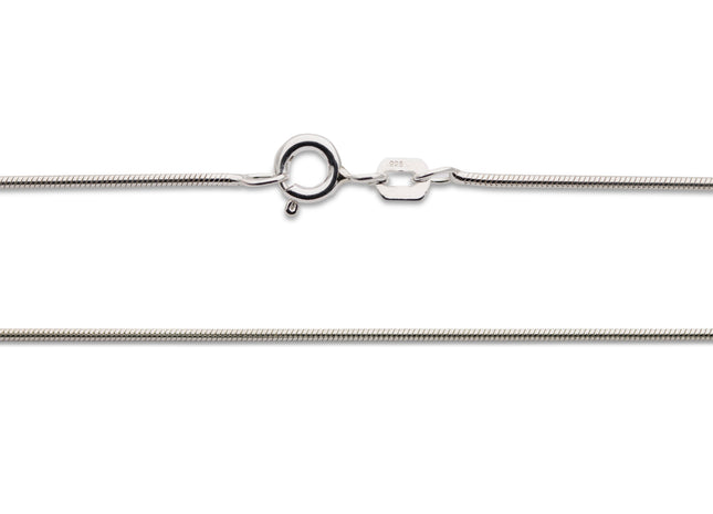 Schlangenkette 1,0 mm 925 Silber - albrechtgold
