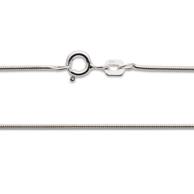Schlangenkette 1,0 mm 925 Silber - albrechtgold
