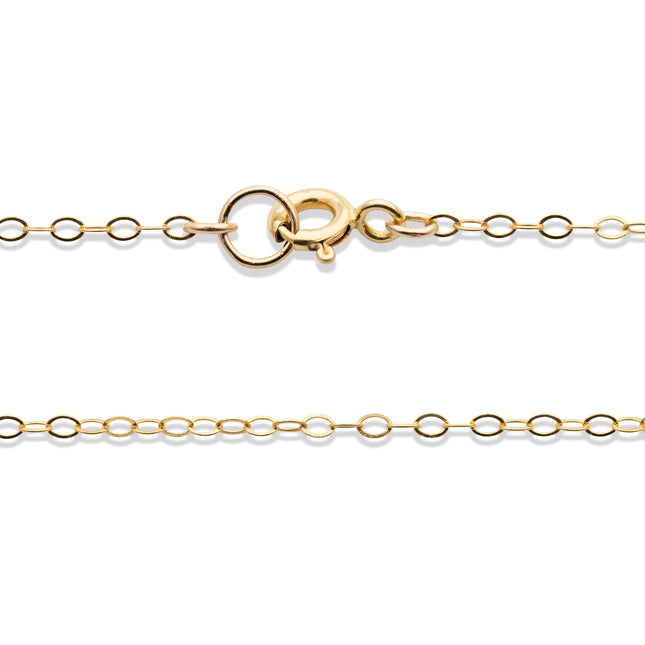 Flache Ankerkette 1,5mm 14K Gold Filled - albrechtgold