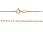 Verdrehte Ankerkette 1,3 mm 14K Gold Filled - albrechtgold