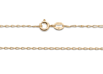Verdrehte Ankerkette 1,3 mm 14K Gold Filled - albrechtgold