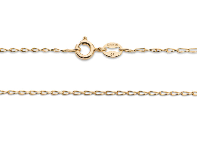Verdrehte Ankerkette 1,3 mm 14K Gold Filled - albrechtgold